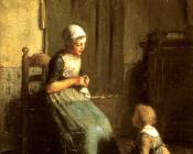 艾伯特 纳赫伊斯 : The Knitting Lesson